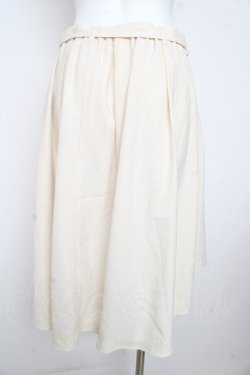 画像2: axes femme / 襟デザインスカート M アイボリー Y-26-02-23-204-AX-SK-IG-ZY