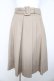 画像1: F i.n.t / 太ベルト付きレトロプリーツスカート F ベージュ Y-26-02-23-209-CA-SK-SZ-ZY (1)