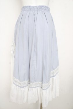 画像2: axes femme kawaii / マリアンヌスカート  サックス Y-26-02-23-215-AX-SK-SZ-ZY