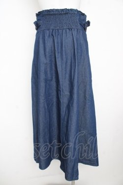 画像2: axes femme / ジップハイウエストスカート M インディゴ Y-26-02-23-218-AX-SK-IG-ZY