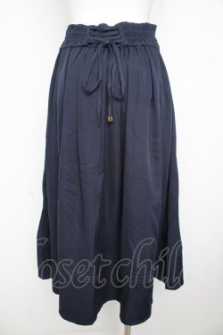 画像2: axes femme / クラシカルスカート L ネイビー Y-26-02-23-220-AX-SK-IG-ZY