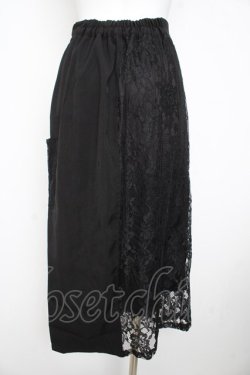 画像2: axes femme / ジップ付きレースタイトスカート  黒 Y-26-02-23-221-AX-SK-SZ-ZY