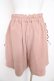 画像2: axes femme / 編み上げショートパンツ  ピンク Y-26-02-23-228-AX-PA-SZ-ZY (2)