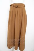 axes femme / クロスステッチ刺繍パンツ F ブラウン Y-26-02-23-230-AX-PA-IG-ZY