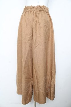 画像2: axes femme / サス付編上ハイウエストパンツ M ブラウン（公式色展開イエロー） Y-26-02-23-231-AX-PA-IG-ZY