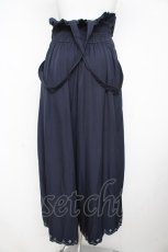 画像2: axes femme POETIQUE / トランプ刺繍サス付パンツ  ネイビー Y-26-02-23-233-AX-PA-SZ-ZI (2)