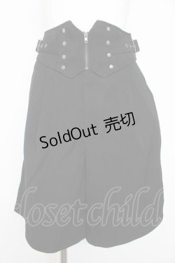 画像1: axes femme / コルセットデザインハーフPT  黒 Y-26-02-23-236-AX-PA-SZ-ZI