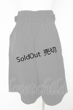 画像2: axes femme / コルセットデザインハーフPT  黒 Y-26-02-23-236-AX-PA-SZ-ZI