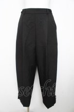 画像1: axes femme / 裾デザインストレートパンツ M 黒 Y-26-02-23-237-AX-PA-SZ-ZT496 (1)
