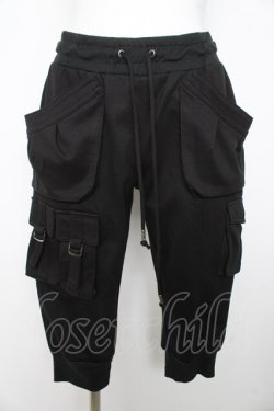 画像1: Ozz Croce / ハーフパンツ  黒 Y-26-02-23-238-OO-PA-SZ-ZY