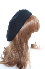 画像4: m petit by misako / AMミニリボンバスクベレー  黒 Y-26-02-23-024-LO-AC-SZ-ZTK037 (4)