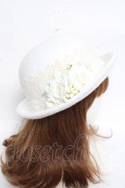 画像2: PrivateSquare. / SP.クラシックボーラーハット  ホワイト Y-26-02-23-026-LO-AC-SZ-ZY