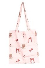 画像1: axes femme kawaii / プレゼントベアートートバッグ  ピンク Y-26-02-23-029-AX-BG-SZ-ZS (1)