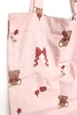 画像3: axes femme kawaii / プレゼントベアートートバッグ  ピンク Y-26-02-23-029-AX-BG-SZ-ZS (3)
