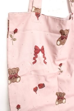 画像3: axes femme kawaii / プレゼントベアートートバッグ  ピンク Y-26-02-23-029-AX-BG-SZ-ZY