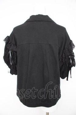 画像2: axes femme / レース袖ジャケット  黒 Y-26-02-27-051-AX-TO-SZ-ZY