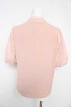 画像2: Fi.n.t / ピコミシンシアーボウタイブラウス  ピンク Y-26-02-27-056-CA-BL-SZ-ZY