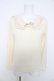 画像1: axes femme / 襟デザインカットソー  生成り Y-26-02-27-007-AX-TO-SZ-ZY (1)