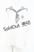 TRAVAS TOKYO / セーラーマンシャツ  白 Y-26-02-27-066-PU-TO-SZ-ZY