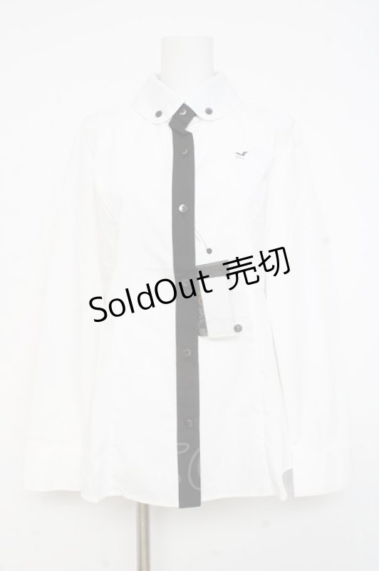 画像1: MIHO MATSUDA / ヴィラーブラウス M 白 Y-26-02-27-069-GO-BL-SZ-ZY (1)