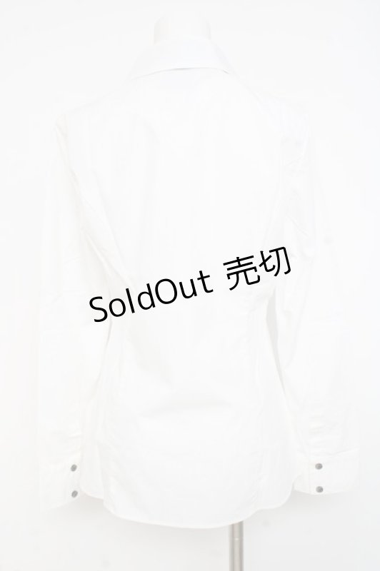 画像2: MIHO MATSUDA / ヴィラーブラウス M 白 Y-26-02-27-069-GO-BL-SZ-ZY (2)