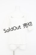 F i.n.t / ローズ刺繍レース衿ブラウス  白 Y-26-02-27-070-CA-BL-SZ-ZY