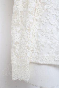 画像3: F＆A / 総レースパワショルトップス  白 Y-26-02-27-073-LO-TO-SZ-ZY