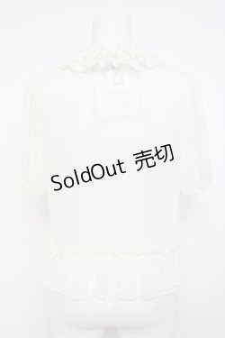 画像2: Leur Getter / レースフリルパフブラウス  キナリ Y-26-02-27-076-LU-BL-SZ-ZY