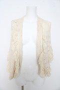 axes femme / ニットボレロ  生成り Y-26-02-27-009-AX-TO-SZ-ZY