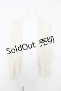 axes femme / ニットボレロ  生成り Y-26-02-27-009-AX-TO-SZ-ZY