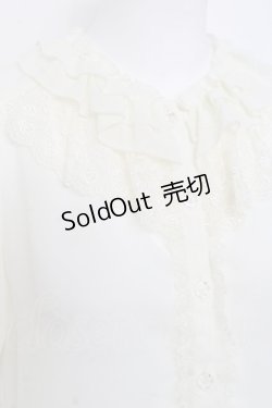 画像4: Leur Getter / レースフリルパフブラウス  キナリ Y-26-02-27-076-LU-BL-SZ-ZY