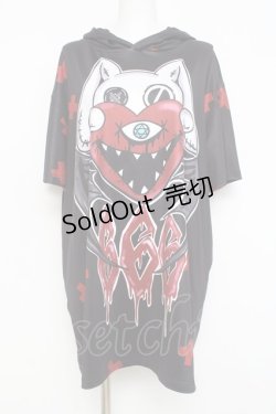 画像1: NieR Clothing / LONG丈半袖PARKA【XX666XX】 F ブラック Y-26-02-27-085-PU-TO-SZ-ZY