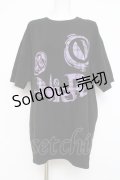 NieR Clothing / FACE DESIGN BIG TEE XL ブラック Y-26-02-27-087-PU-TS-SZ-ZY