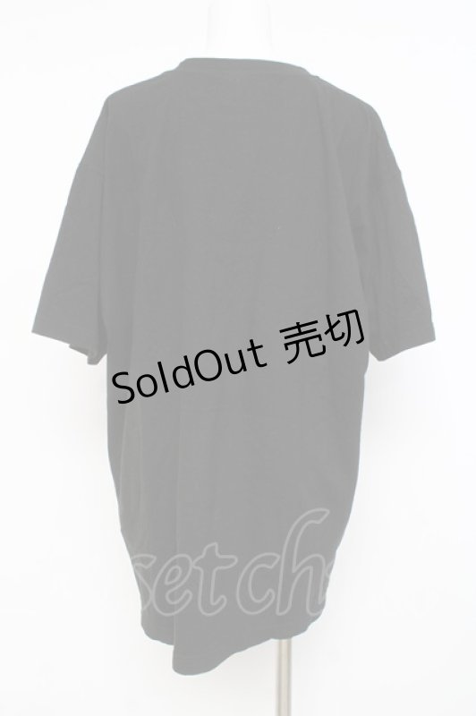 画像2: NieR Clothing / FACE DESIGN BIG TEE XL ブラック Y-26-02-27-087-PU-TS-SZ-ZY (2)