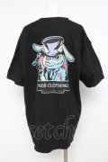 NieR Clothing / BACK DESIGN BIG　TEE XL ブラック Y-26-02-27-088-PU-BL-SZ-ZY
