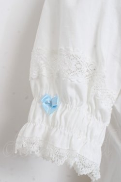 画像5: BABY, THE STARS SHINE BRIGHT / シェリルレーシィブラウス  シロ サックス Y-26-02-27-090-BA-BL-IG-ZY