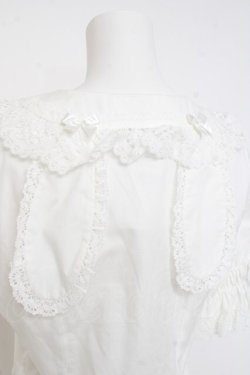 画像3: BABY, THE STARS SHINE BRIGHT / うさみみ５分袖ブラウス  シロ Y-26-02-27-091-BA-BL-IG-ZY