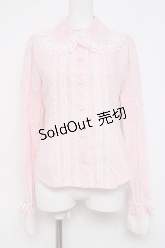 画像1: BABY, THE STARS SHINE BRIGHT / 後ろピンタックブラウス  ピンク Y-26-02-27-093-BA-BL-IG-ZY (1)