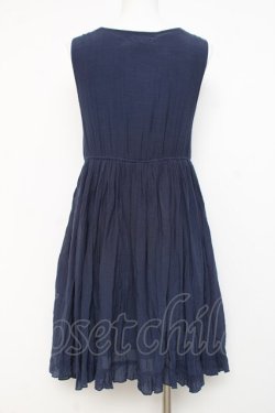 画像2: axes femme / 刺繍レースチュニック  紺 Y-26-02-27-098-AX-OP-SZ-ZY