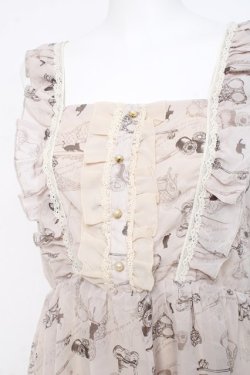 画像3: axes femme / アンティーク猫ワンピース  生成り Y-26-02-27-100-AX-OP-SZ-ZY