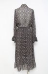 画像2: axes femme / 幾何学柄ロングワンピース M 黒 Y-26-02-27-112-AX-OP-SZ-ZS (2)