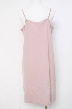 画像2: axes femme / キャミワンピ付きレースチュニ M 淡ピンク Y-26-02-27-117-AX-OP-SZ-ZY