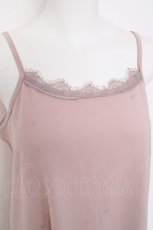 画像3: axes femme / キャミワンピ付きレースチュニ M 淡ピンク Y-26-02-27-117-AX-OP-SZ-ZS (3)
