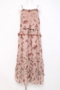 axes femme / ミュシャ キャミソールワンピース M 淡ピンク Y-26-02-27-118-AX-OP-SZ-ZY