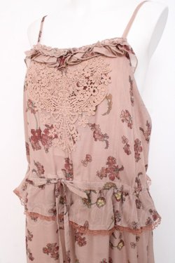 画像3: axes femme / ミュシャ キャミソールワンピース M 淡ピンク Y-26-02-27-118-AX-OP-SZ-ZY