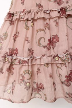 画像4: axes femme / ミュシャ キャミソールワンピース M 淡ピンク Y-26-02-27-118-AX-OP-SZ-ZY