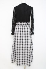 画像2: axes femme / レースドッキングワンピース M 黒 Y-26-02-27-128-AX-OP-SZ-ZI (2)