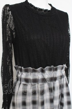 画像3: axes femme / レースドッキングワンピース M 黒 Y-26-02-27-128-AX-OP-SZ-ZY