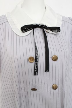 画像3: axes femme POETIQUE / メッセージリボン半袖ワンピース M ラベンダー Y-26-02-27-130-AX-OP-SZ-ZY