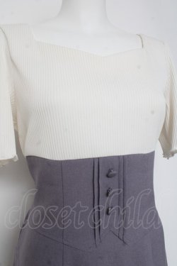 画像3: axes femme / ハイウエストドッキングワンピース F ラベンダー Y-26-02-27-133-AX-OP-SZ-ZY